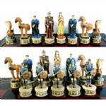 Troy war theme chess pieces