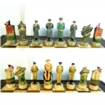 war II theme chess pieces