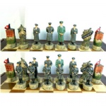 war II theme chess pieces