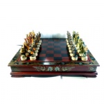Dragon soldier theme chess pieces