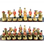 Napoleon & Wellington theme chess pieces