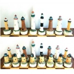Light house theme chess pieces