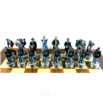 Civil war theme chess set