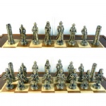 smaller size Crusades theme international chess set