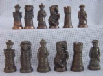 The Qing Dynasty army theme chess design