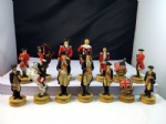 Revolutionary war theme chess design